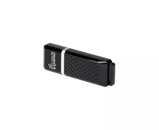 527239 - Флэш-диск (флэшка) USB 8Gb Smartbuy Quartz series Black (SB8GBQZ-K) (1)