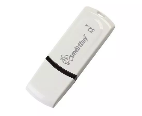527246 - Флэш-диск (флэшка) USB 32GB Smartbuy Paean White (SB32GBPN-W) (1)