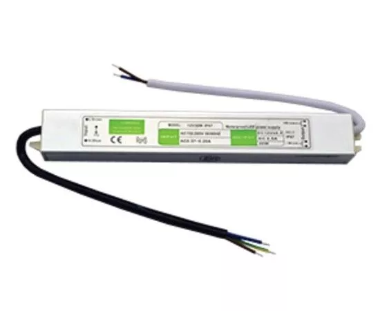 527335 - Ecola Блок питания для св/д лент 24V 30W IP67 200х30х20 (герметичный) D7L030ESB (1)