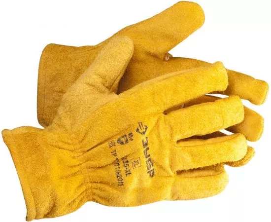 532536 - Перчатки ЗУБР МАСТЕР кожаные рабочие, с подкладкой, XL (1)