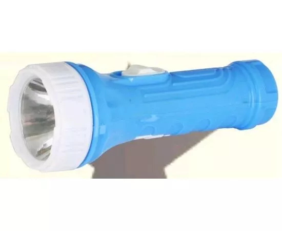 554526 - Ultraflash фонарь ручной эконом 828-TH (3xG10 в компл.) 1св/д, голубой/пластик, BL (1)