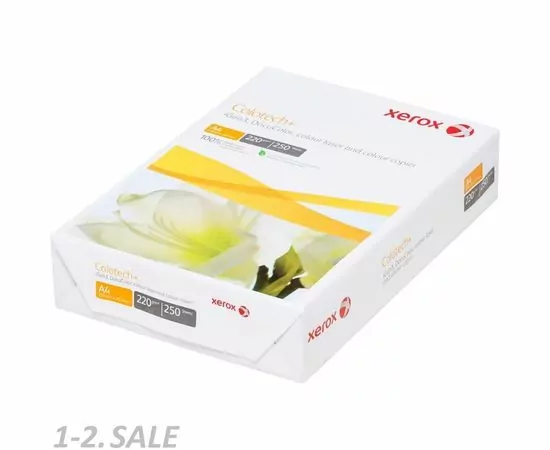 47019 - Бумага для полноцв.лазер.печ. XEROX COLOTECH PLUS (А4,220г,99%) 250л/пач. 26162 (3)