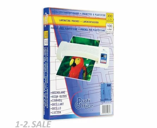 47182 - Расх.мат.д/переп. и ламин. Заготовки для ламин-я А4 150мкм 100шт./уп. 24739 (3)