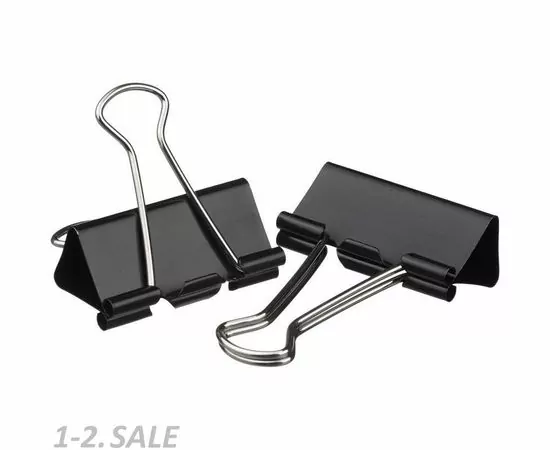 605167 - Зажим для бумаг 41мм 12шт/уп Attache, европодвес 509189 (3)