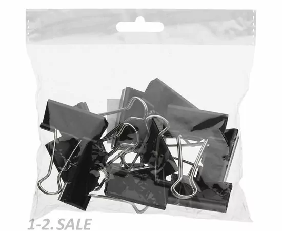 605167 - Зажим для бумаг 41мм 12шт/уп Attache, европодвес 509189 (5)