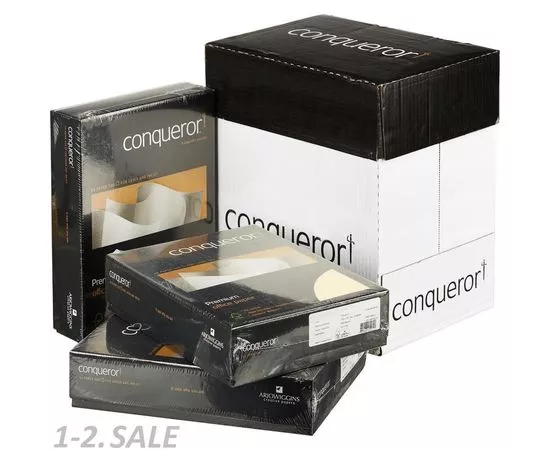 631401 - Бумага для ОфТех Conqueror Верже, вод.знак, Cream/кремовый, (А4,100г) 500л/ (3)