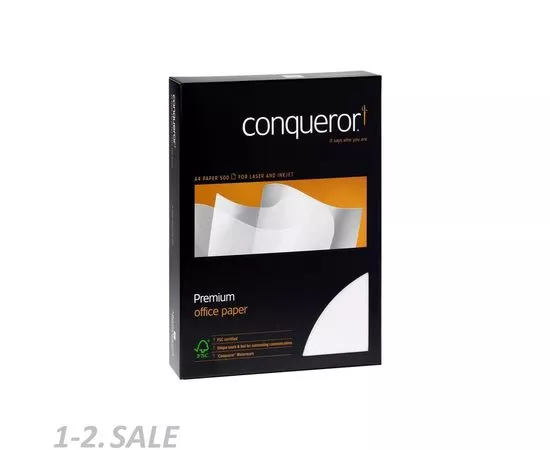 631401 - Бумага для ОфТех Conqueror Верже, вод.знак, Cream/кремовый, (А4,100г) 500л/ (4)