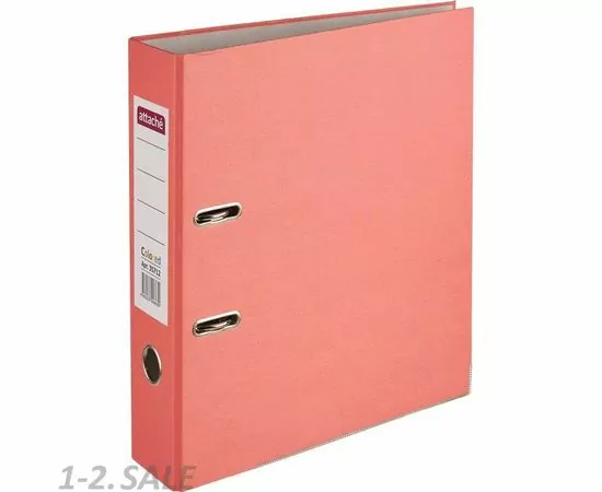 631629 - Папка регистратор Attache Colored light, 75мм, св.красный 611491 (3)