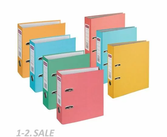 631629 - Папка регистратор Attache Colored light, 75мм, св.красный 611491 (5)