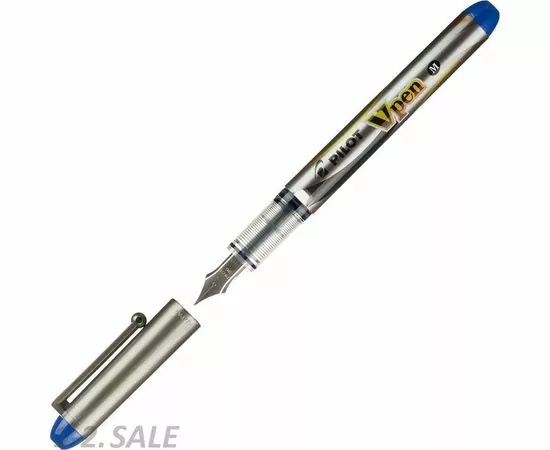 631687 - Ручка перьевая PILOT одноразовая SVP-4M V-Pen, синие чернила, 0,58мм (3)