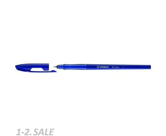 631772 - Ручка шариковая STABILO Re-Liner 868/1-41 0,35мм, синяя (3)