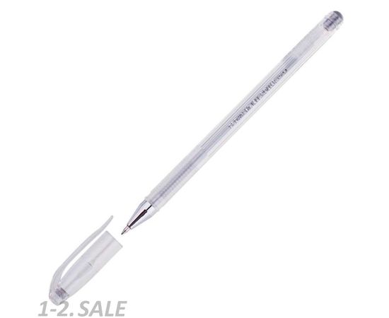 631832 - Ручка гелевая серебро металлик CROWN, 0,7мм (2)