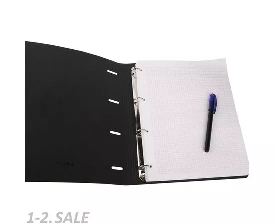 631998 - Тетрадь Elegance, А4, 120 л., клетка, кольцевой механизм N1047/blue (5)