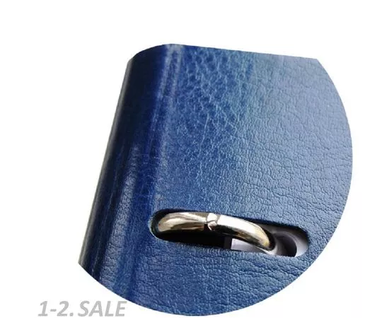 631998 - Тетрадь Elegance, А4, 120 л., клетка, кольцевой механизм N1047/blue (6)