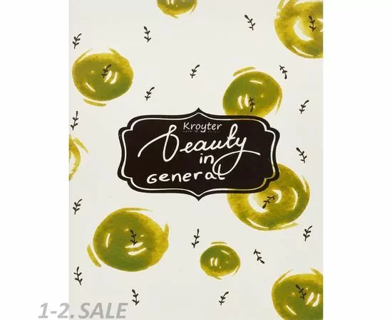 632042 - Тетрадь общая 48л BEAUTY, 65 гр/м, кл., тисн. фольгой, обл. 200 гр 07279 (2)