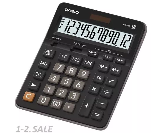 632932 - Калькулятор Casio бухгалтерский GX-12B, 12 разрядов, полноразмерный (3)