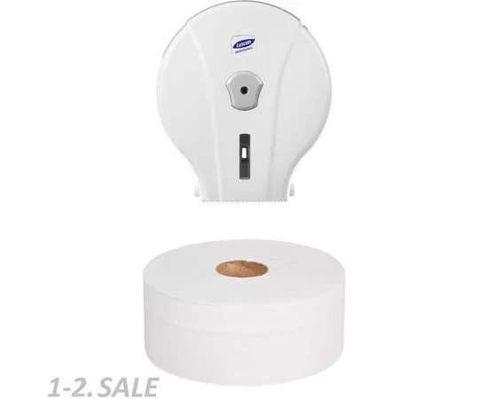 701102 - Бумага туалетная д/диспенсеров Luscan Professional 12рул/уп, 170м, 2сл бел втор втул 368529 (7)