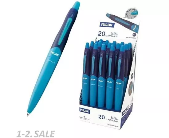 701302 - Ручка шарик. Milan CAPSULE, 1,0мм, синий, 17656590120 арт. 966880 (3)