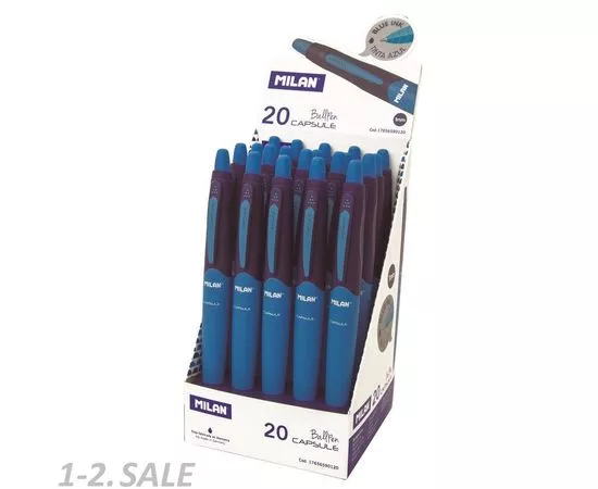 701302 - Ручка шарик. Milan CAPSULE, 1,0мм, синий, 17656590120 арт. 966880 (5)