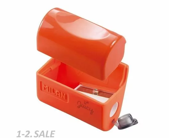 701336 - Точилка Milan JUICY с конт. и заглушкой, 1 отв., пластик, цвет в ассорт. арт.  973158 (3)