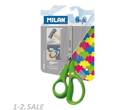 701369 - Ножницы для левшей Milan нерж сталь, 144мм, пластик,резина BWM10259 арт. 973176 (2)