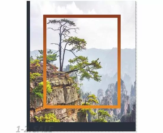 701438 - Тетрадь №1 School Nature Утес,48л. скрепка,обл.мелов.карт,выб. УФ-лак 763254 (2)