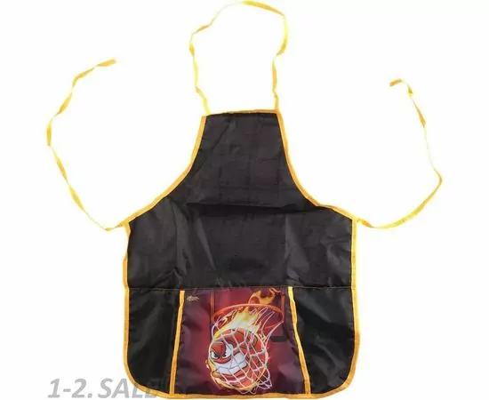 701545 - Фартук д/труда №1 School Basketball 44x54 см, 1 карман, нарукавники 1008048 (3)