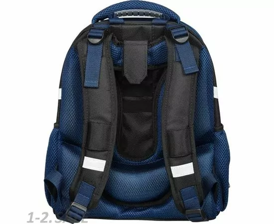 701615 - Ранец №1 School   Sparkle Blue, ортопед. Спинка, двусторонние пайетки 843408 (6)