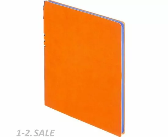 701730 - Бизнес-тетрадь Attache Light Book A4 96л,клетка,цв.срез, кожзам оранжевый 1001817 (5)