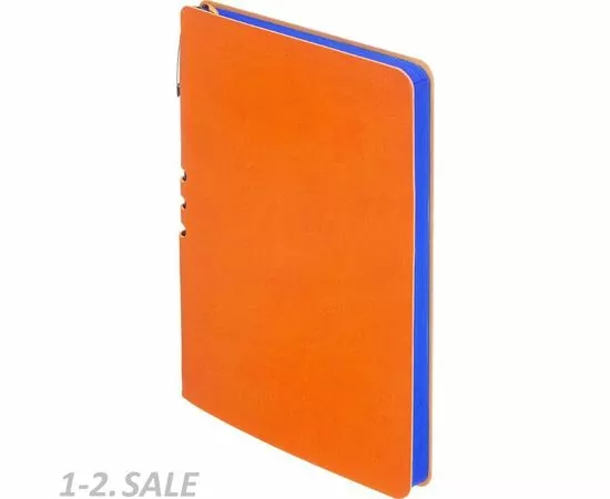 701733 - Бизнес-тетрадь Attache Light Book A5 112л,линия,цв.срез, кожзам оранжевый 1001831 (5)