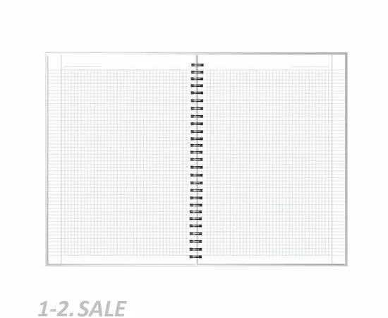 701745 - Бизнес-тетрадь Аttache Сoncept А4/120л,тв. переплет на спирали,кл,зелен. 600412 (3)