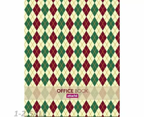 701779 - Блокнот Attache А6 80л. ламинир. обложка 7БЦ, блок клетка, SCOTLAND 686986 (2)
