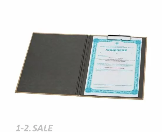 701976 - Планшет д/бумаг Attache LOFT, A4,с верх.створкой,беж 876779 (4)