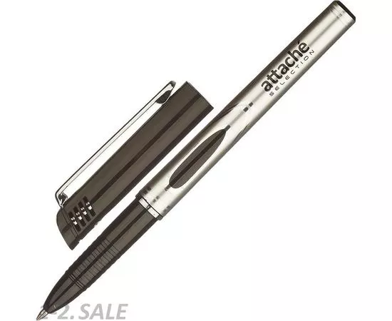 702108 - Ручка гелевая Attache Selection Glide Megaoffice 0.3 мм, черная,неавтом. 721878 (2)