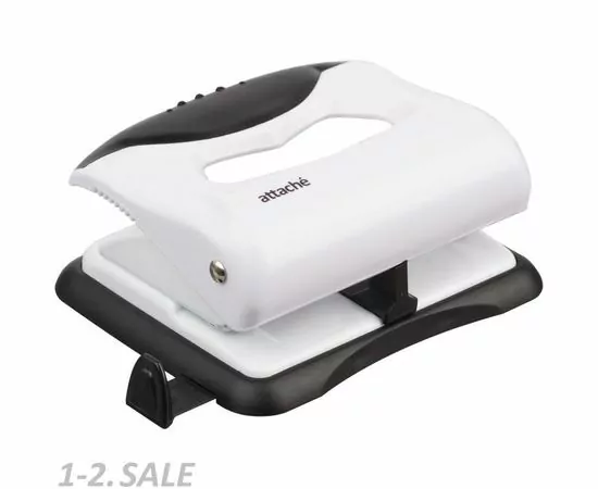 702196 - Дырокол Attache Master до 16 лист, белый/черный 808394 (2)