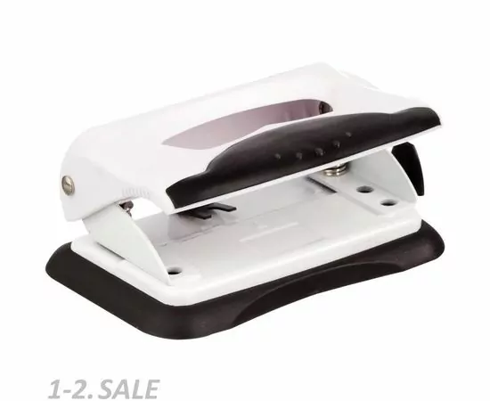 702197 - Дырокол Attache Master до 8 листов, белый/черный 808393 (3)