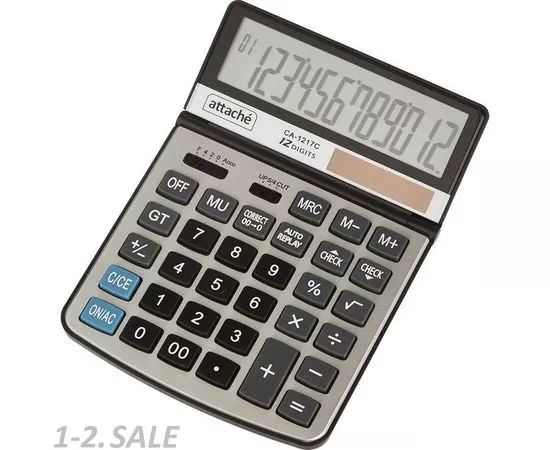 702200 - Калькулятор настольный Attache CA-1217C 12 раз. 120 шаг. регул. угол накл 689478 (2)