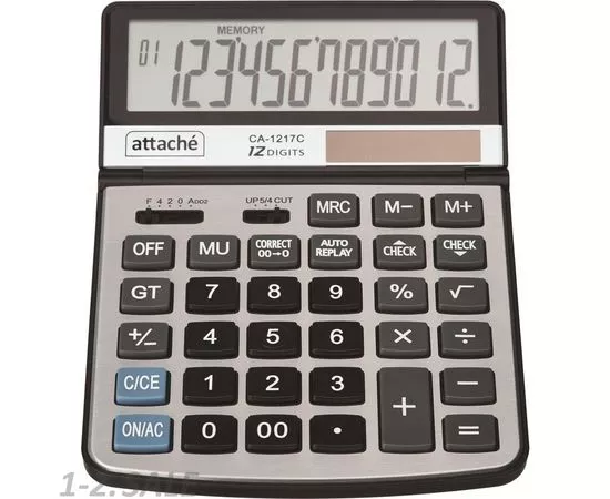 702200 - Калькулятор настольный Attache CA-1217C 12 раз. 120 шаг. регул. угол накл 689478 (3)