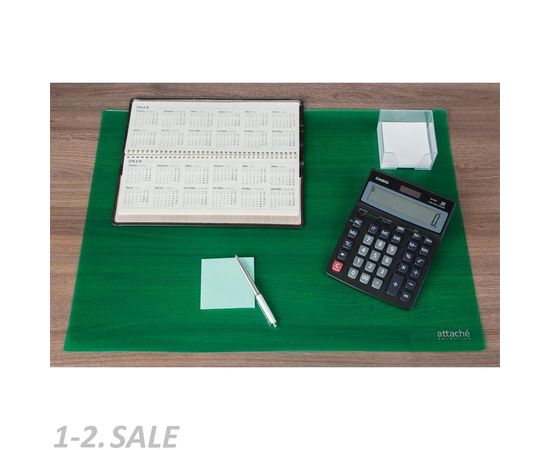 702243 - Коврик на стол Attache Selection 47,5x66см, прозрачный зеленый, 2808-508 702960 (2)