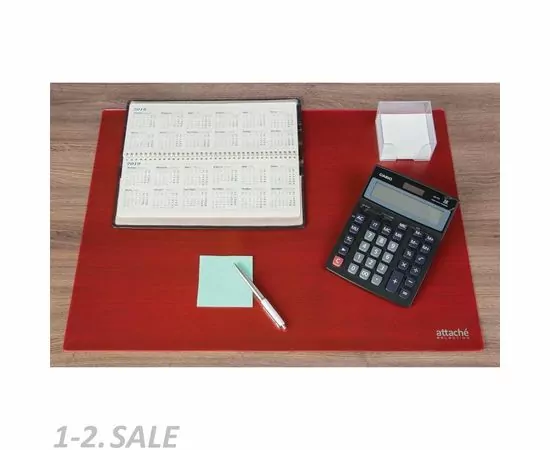 702244 - Коврик на стол Attache Selection 47,5x66см, прозрачный розовый, 2808-521 702959 (2)