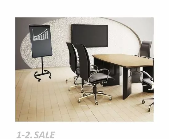 702462 - Доска магнитно-меловая 1-эл.100x60 см черный 827602 (5)