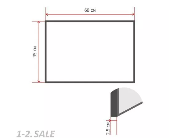 702478 - Доска SOFTBOARD Attache Economy 45х60 деревян. рама 902138 (3)