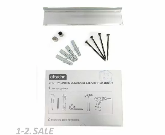 702489 - Доска стеклянная магнитная Attache, белый 400х600 1023825 (5)