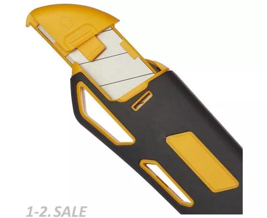 702610 - Нож универсальный 25мм Attache Selection Supreme,,фиксатор,прорезин корпус 389385 (5)