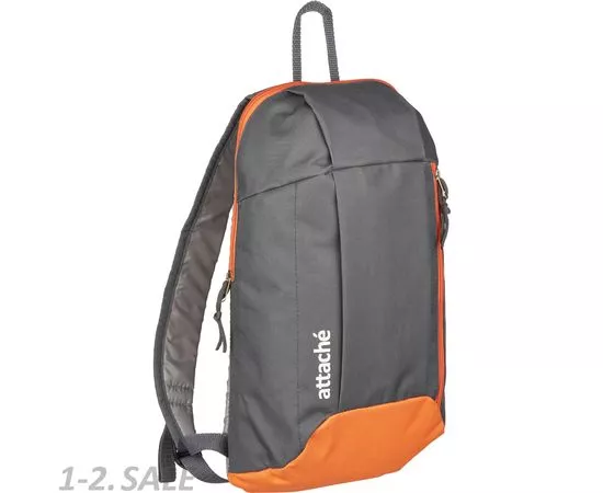 702613 - Рюкзак спортивный Attache серый-оранжевый 755487 (2)
