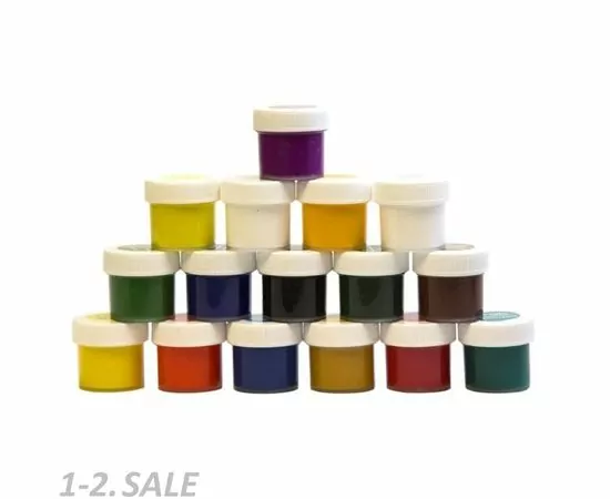 709931 - Гуашь Классика 16 цв. 550 г.  20 мл, 29С 1696-08 Луч  1052177 (4)