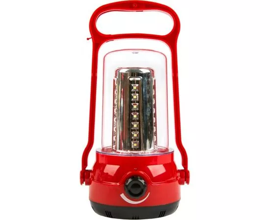 575671 - Smartbuy фонарь кемпинговый SBF-36-R (акк. 4V 2.5 Ah) 41св/д, красн/пласт+металл, з/у 220V (1)