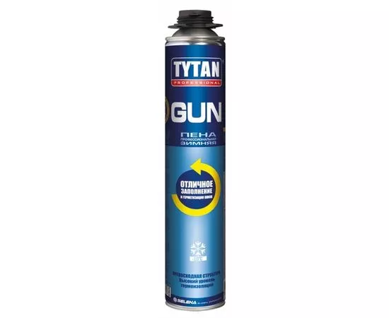 582823 - Tytan (Титан) Professional GUN 42 Пена монтаж.(п/пистолет) зимняя 750мл (-10C) арт.20249 вес 960гр (1)