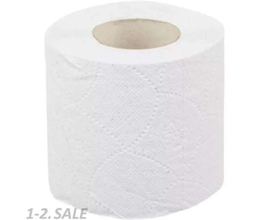 730995 - Бумага туалетная Luscan Economy 8рул/уп, 2сл бел вторич втул 17.5м 140л 1052056 (6)