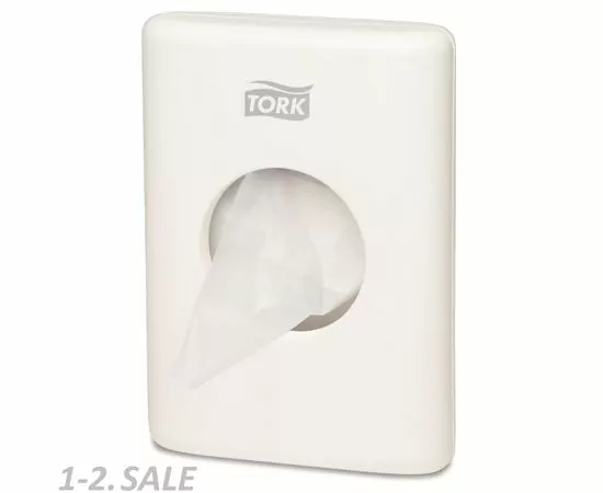 752338 - Диспенсер для гигиенических пакетов Tork белый арт. 566000 968595 (2)